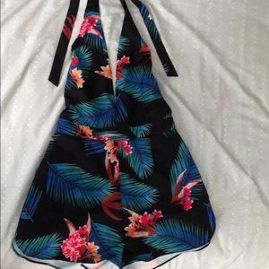 Tropical Halter romper